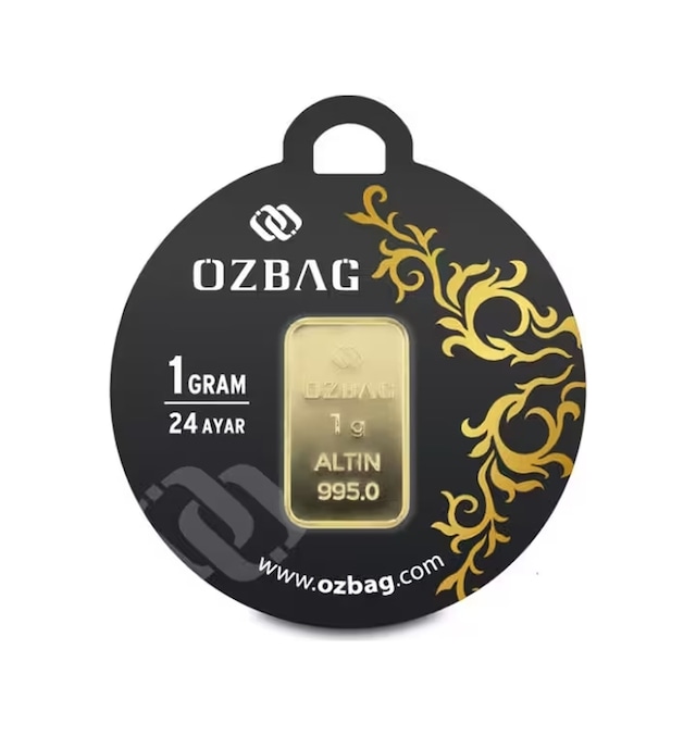 Özbağ 1 Gr 995.0 24 Ayar Külçe Altın