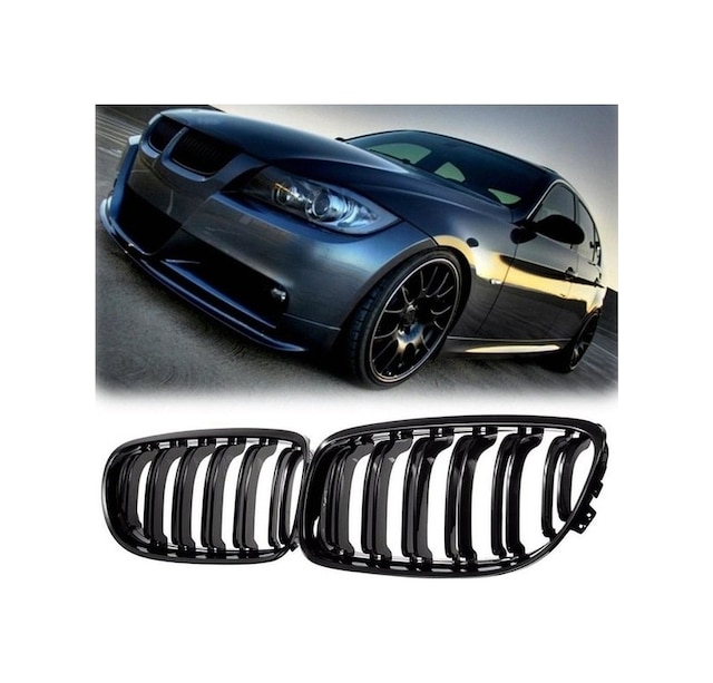 Bmw E90 M3 Lci Ön Panjur Izgara Böbrek Piano Black 2009-2012 Arası