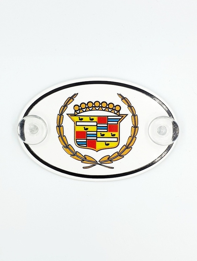 Etiketçilere Özel Oval Cadillac Cam Süsü Pleksi Vantuzlu Arma (552067785)