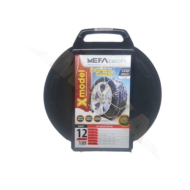 225/60/17 Mefatech X12 Takmatik Oto Araç Lastik Zinciri