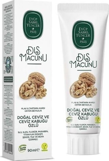 Eyüp Sabri Tuncer Doğal Ceviz ve Kabuğu Özlü Diş Macunu 90 ML