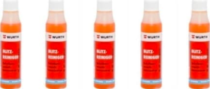Würth Oto Konsantre Cam Suyu Temizleme Sabunu 32 ML 5 Adet