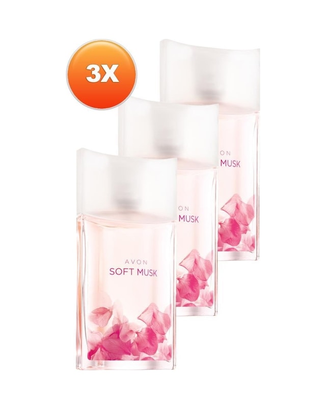 Avon Soft Musk Kadın Parfüm EDT 3 x 50 ML