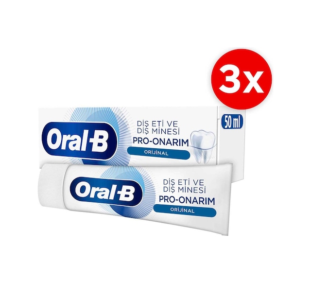 Oral-B Professional 3X50 ml Diş Eti ve Diş Minesi Pro Onarım Orig