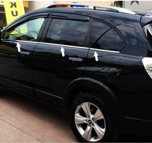 Chevrolet Captiva Krom Cam Çıtası 6 Prç. 2006 Üzeri P. Çelik