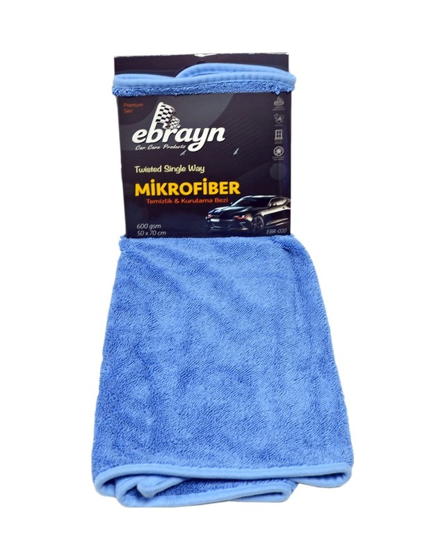 Ebrayn Mikrofiber Bez Twisted Tek Yönlü 600 Gsm 50x70 Cm Renkli Ebr-020