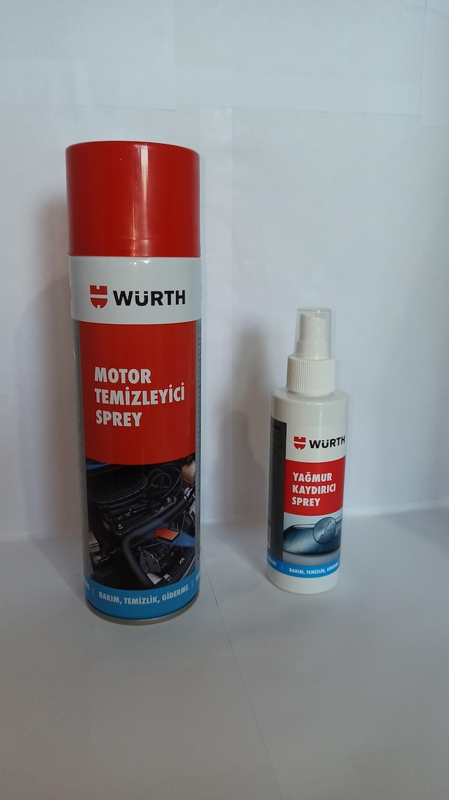 Motor Temizleme Spreyi500ml Yağmur Kaydırıcı Sprey150 Ml -würth
