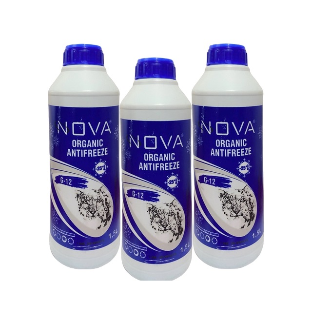 Nova -25 Derece Yeşil Antifriz 1.5 Litre 3 Adet