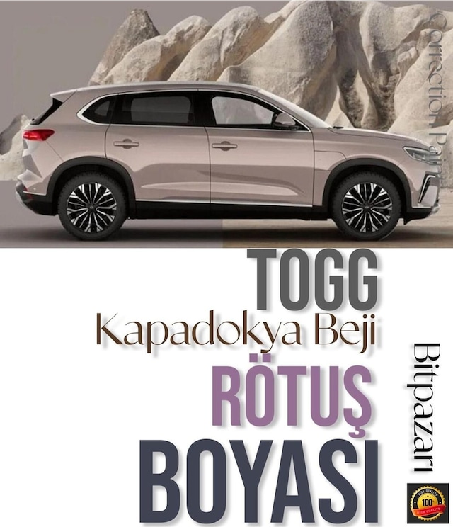 Togg Kapadokya Beji Rötuş Boyası Ve Fırça Seti - 25ml
