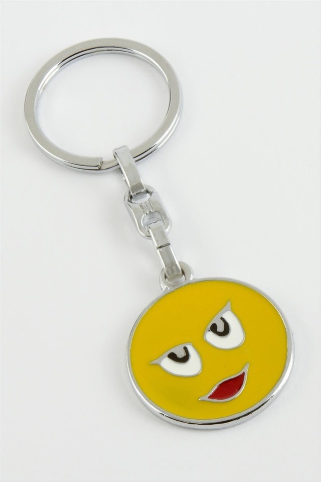 Emoji - 560 - Metal - Spt-gld - Anahtarlık Sarı