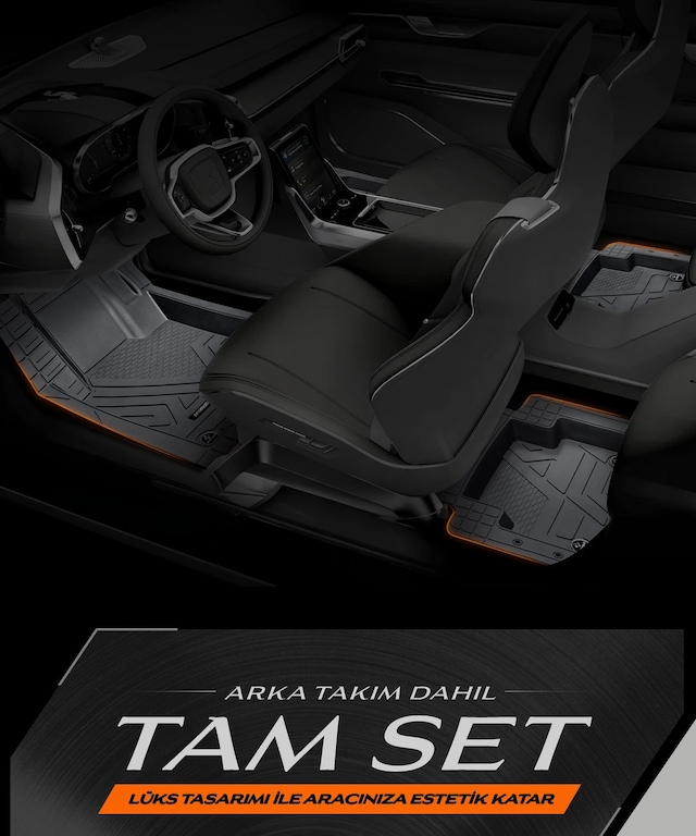 Mercedes E Serisi Modellere Uyumlu Oto Paspas 5d Icon Siyah