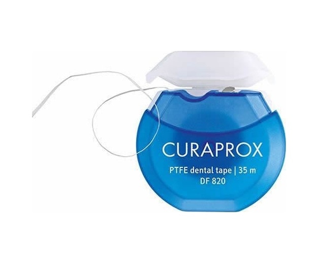 Curaprox DF 820 PTFE Teflon Diş İpi 35 M