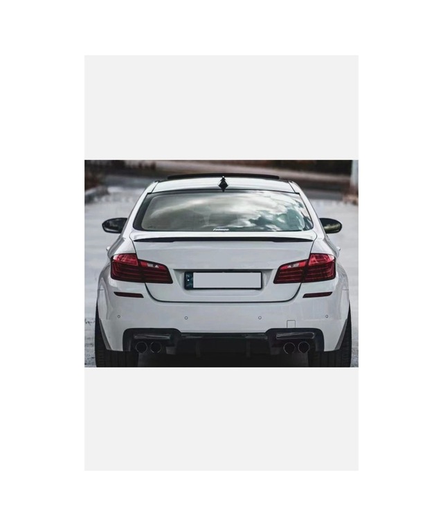 Bmw F10 Bagaj Üstü Boyalı Spoiler M İthal Abs Plastik Parlak Siyah 2011-2017 Uyumlu