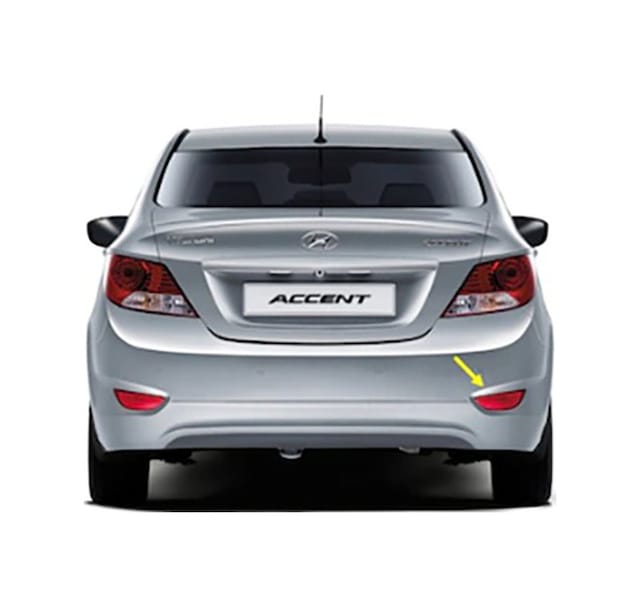 Hyundai Accent Blue 2011 Ve Sonrası Arka Tampon Reflektörü Sağ Oem 92406-1r000