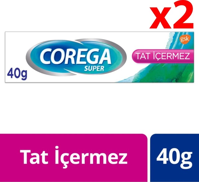 Tat Içermez Protez Yapıştırıcı Krem 40gr - 2 Adet