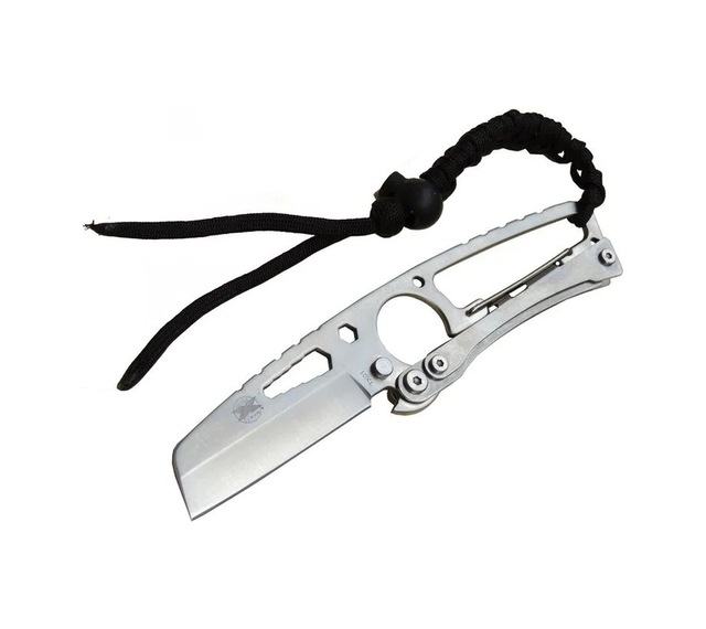 Gear Hit Cutter Tx01 Outdoor Kamp Bıçağı Metal 19 Cm - İpli Sap, Kılıflı