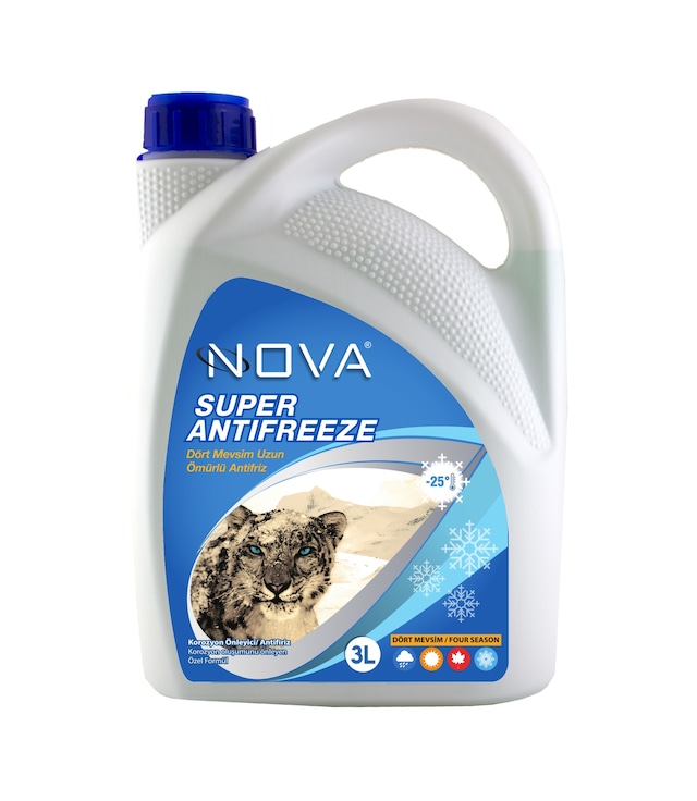 Nova ULTRA -25 Derece 3 Litre Yeşil Antifriz
