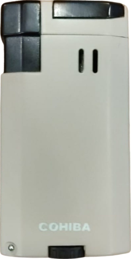 Cohiba Çift Torch Pürmüz Delicili Füme Metal Puro Çakmağı - Tr9486