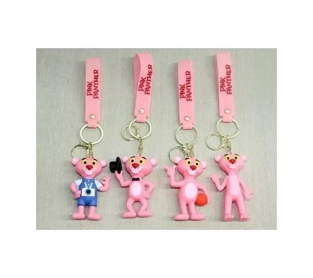 Lb Pembe Panter Silikon Anahtarlık