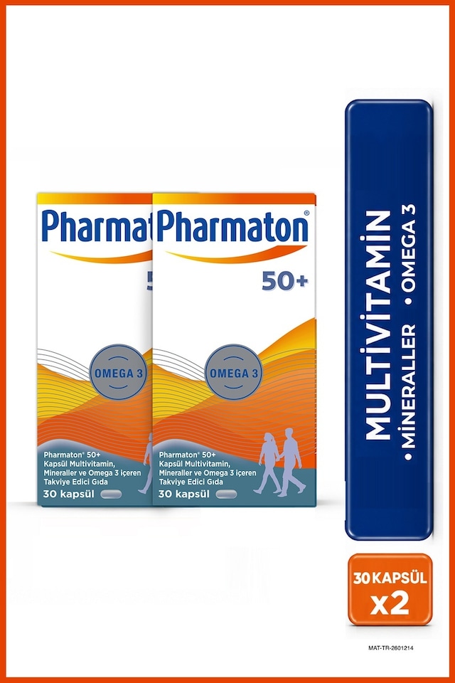 Pharmaton 50 Plus 2 x 30 Kapsül