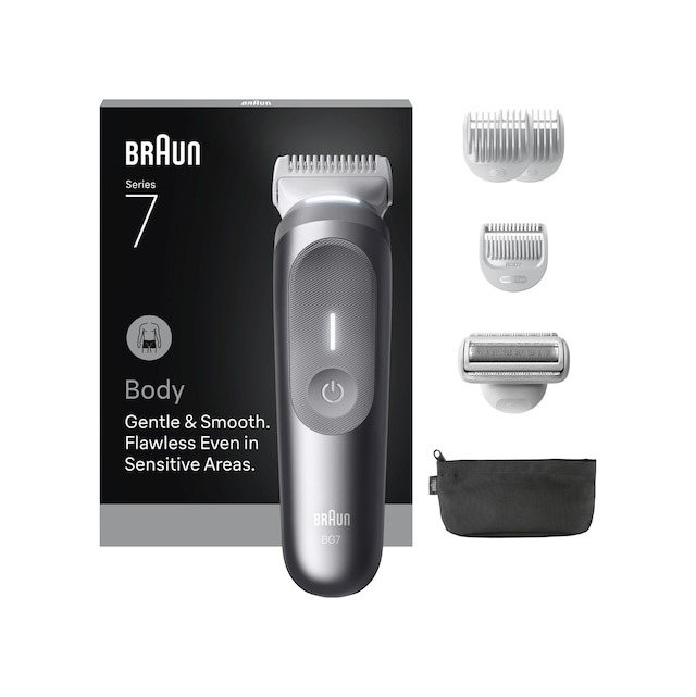 Braun Vücut Tıraş Makinesi Series 7, +6 Aksesuar, Kompakt, Smartlight, Bg7550 90 Dak