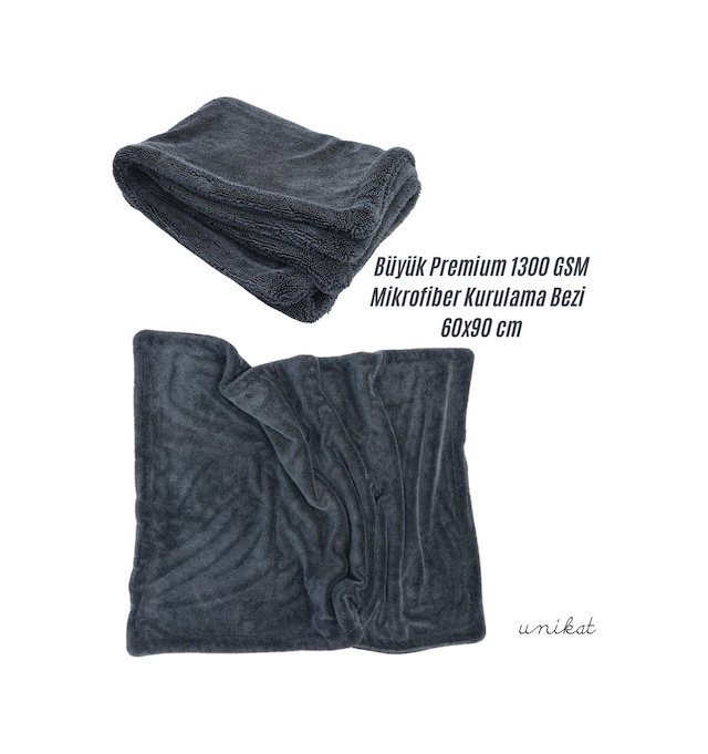 Ultra Yumuşak Mikrofiber Kurulama Havlusu 1300 Gsm 60x90 Cm 1 Adet