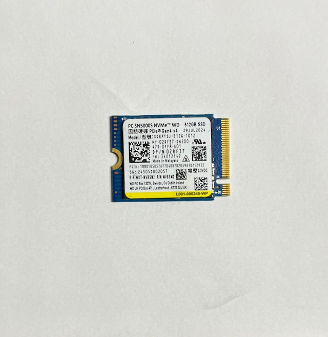 Western Digital Western Dıgıtal Pc Sn5000s 512GB NVMe M.2 2230