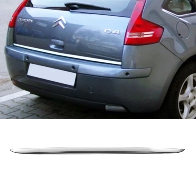 Citroen C4 Hb 2004-2010 Krom Bagaj Alt Çıta P.çelik