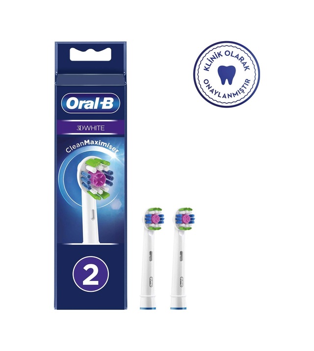 Oral-B 3D White 2'li Diş Fırçası Yedek Başlığı EB18