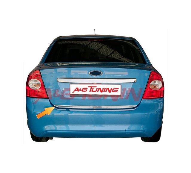 Ford Focus 2 Sedan Krom Bagaj Alt Çıta Formlu 2005-2011 Paslanmaz