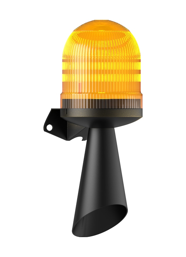 Mesan Led Multifonksiyon 43 Ses Borulu Siren Turuncu 12-60vac/dc Ms 5847.3.12-60vac/dc