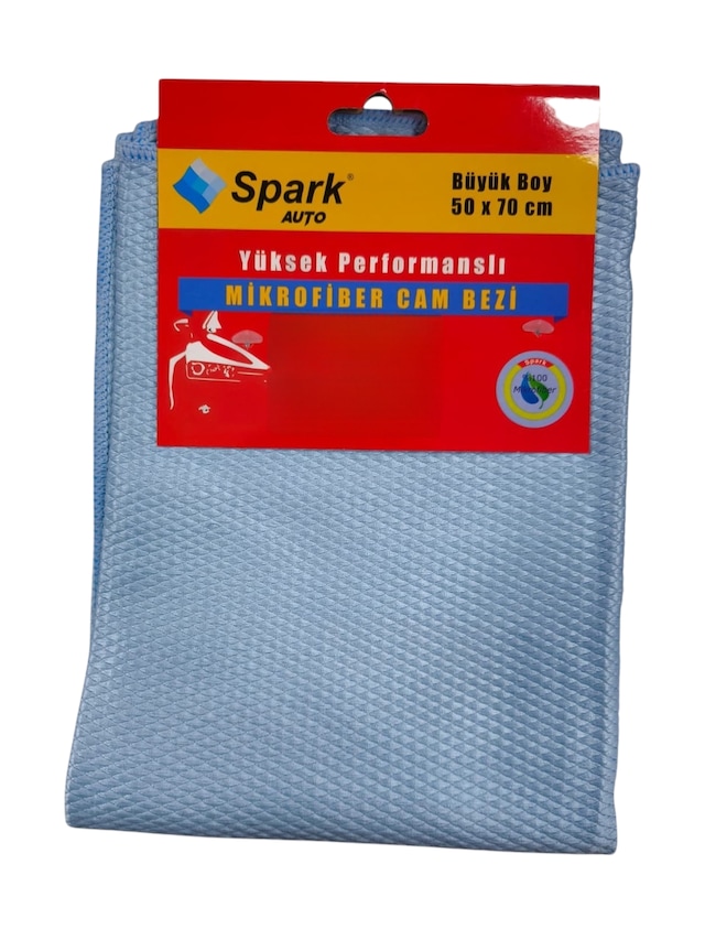 Spark Yüksek Performanslı Mikrofiber Cam Bezi 50 X 70 Cm