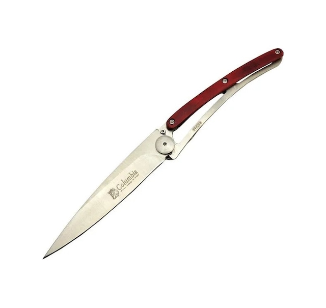 Columbia Ext 2990d Deejo Kırmızı Kamp Çakı 22, 5cm- Manuel, Kemerlikli, Ultra Hafif