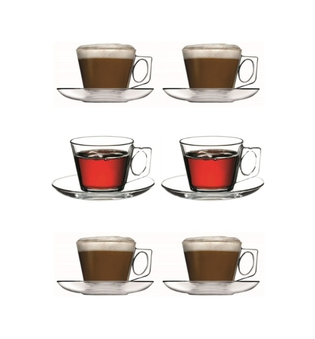 Paşabahçe 12 Parça Vela Kahve Fincanı Çay Fincanı 195 Ml
