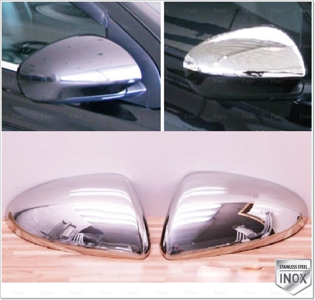 Nissan Qashqai J10 Krom Ayna Kapağı 2 Prç. 2007-2014 P. Çelik