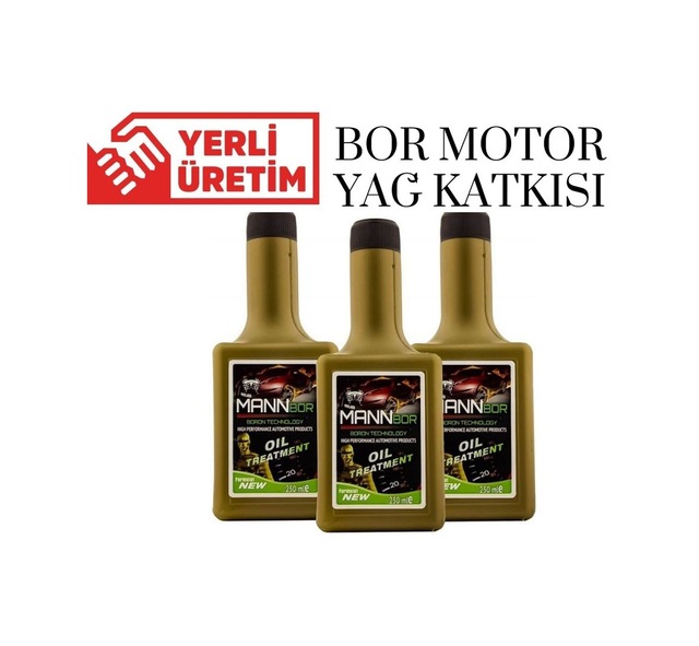 Mann Nano Teknolojili Motorkoruyucu Bor Yağ Katkısı 250Ml 3 Adet