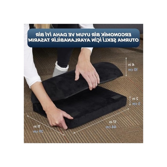 Ergonomik Ayak Desteği - Ofis Ve Oyun Koltukları İçin Rahatlatıcı Tabure