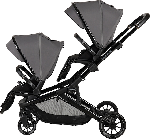 Prego Baby Prego İbiza Plus İkiz Travel Bebek Arabası PRY-2223 - Gri