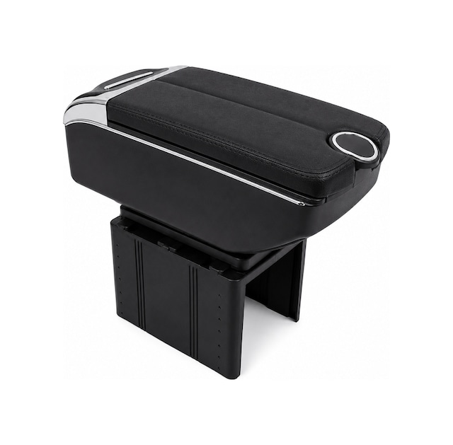 Mega Oto Market Usb Aktarmalı Universal Kolçak Kol Dayama Çift Açılır Siyah Renk