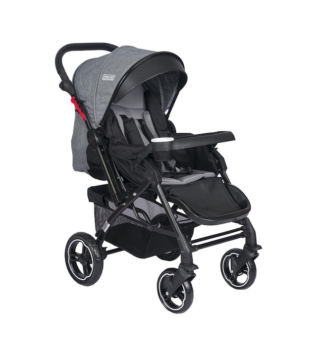 Tommy Baby Tornado Plus Black Alüminyum Lüx Çift Yönlü Bebek Arabası