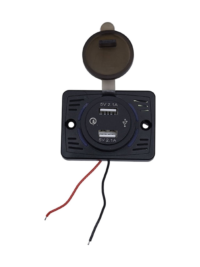 Dual Usb 5v 2.1a Panel Tipi Araç Otobüs İçin Slim Şarj Soketi