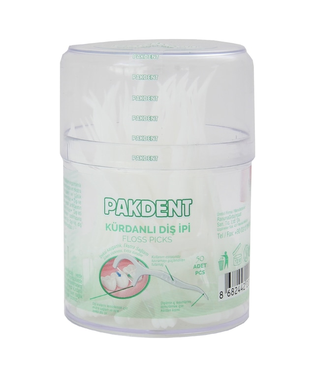 Pakdent Kürdanlı Diş İpi 50'li