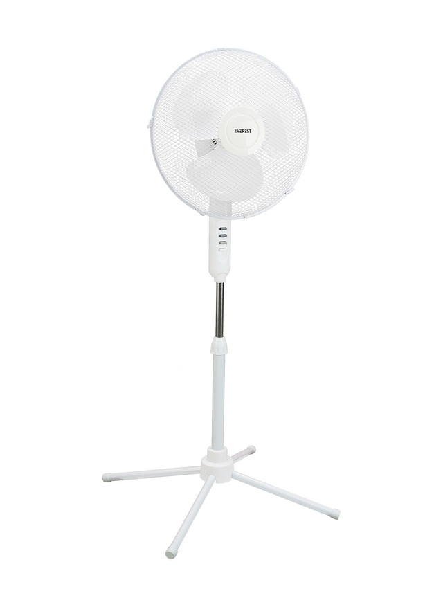 Büro Ev Ofis si İçin 16ınch 45w 1100rpm 3mod Beyaz Metal Vantilatör