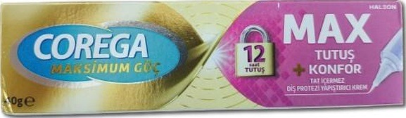 Corega Krem Max Tutuş + Konfor Yapıştırıcı 40 Gr