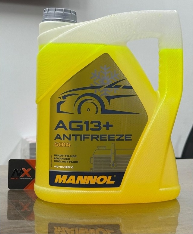 2025 Üretimli Mannol Yüksek Performanslı Donmayan Formül Hazır Kullanım Sarı Antifriz 5l -40 +125 C Sarı