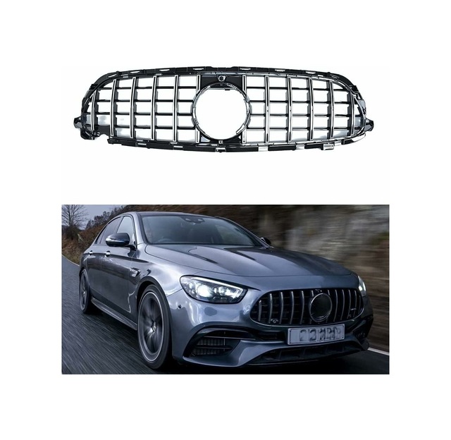 Mercedes W213 Gtr Ön Panjur Izgara Seti Krom-siyah 2021 Sonrası