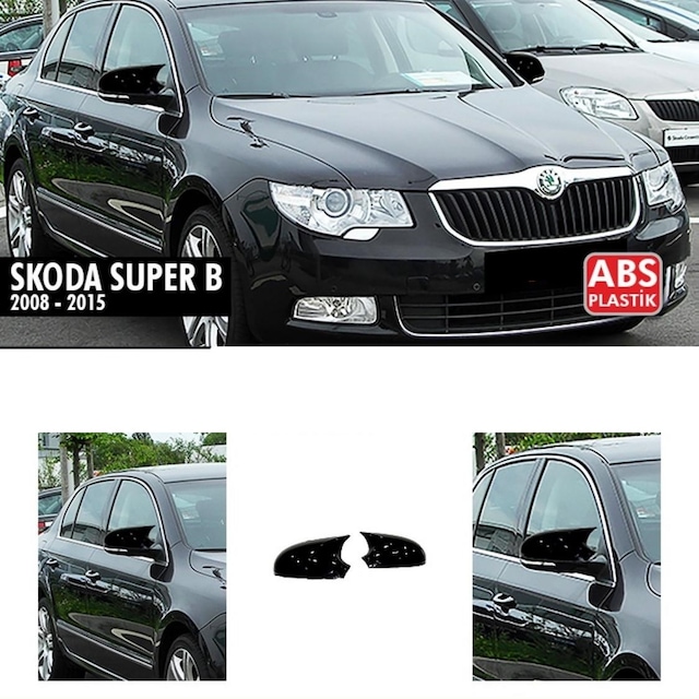 Skoda Superb Yarasa Ayna Kapağı 2008 - 2015 Arası Super B Batman Ay