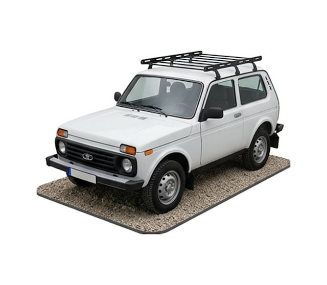 Oluklu Tavan Sepeti Lada Niva Sedan Uyumlu 6 Ayaklı Bagaj Sepeti 1977-2010
