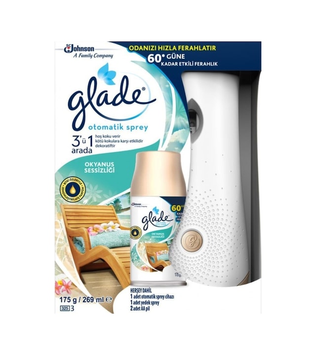 Glade Otomatik Makine + Yedek Okyanus Sprey 10001720-212407