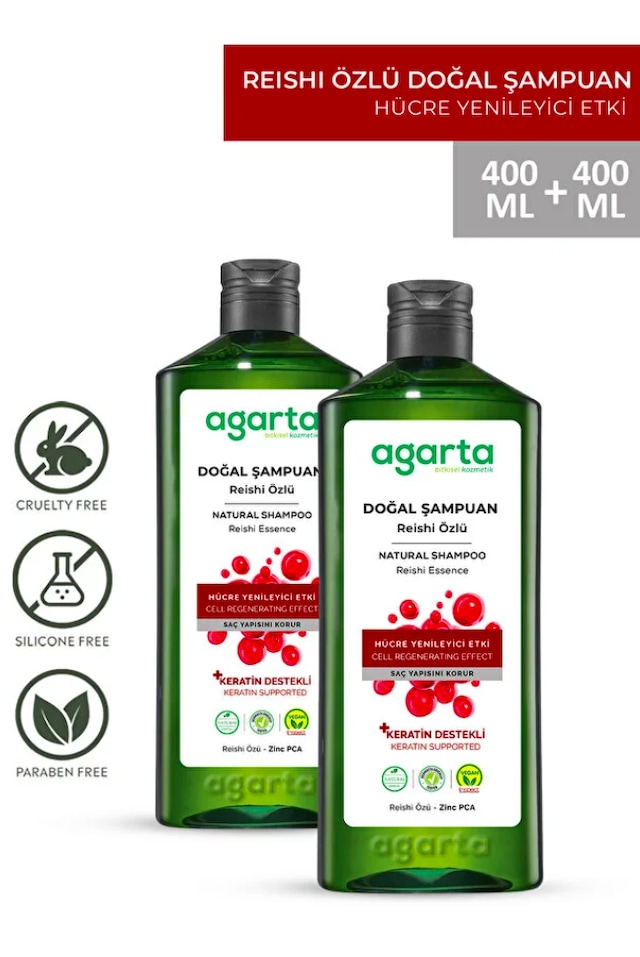 Agarta Reishi  Özlü Şampuan 2 x 400 ML